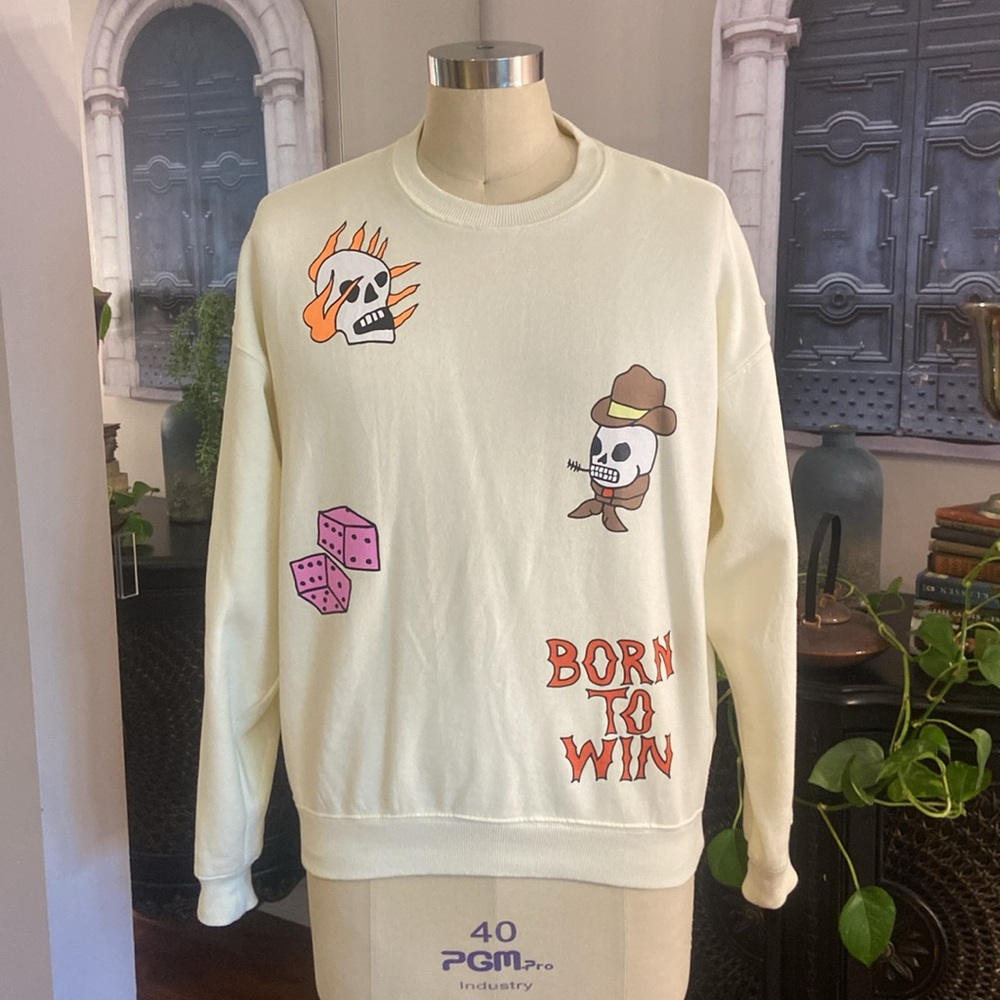 Coney Island picnic sweatshirt ladies oversized M